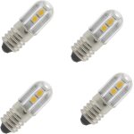 Nsiecd - ampoules e10 dc, lot de 4 ampoules led e10 12v blanc chaud led rechange miniatures 1w 100lm ...