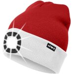 Nsiecd - led lumineux bonnet chapeau, usb rechargeable 4 led chapeau de course lampe frontale etanche ...