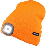 Nsiecd - usb rechargeable 8 led bonnet chapeau, lumineux casquette eclairage et clignotant alarme led ...