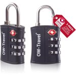 Nzqaf - cadenas tsa pour valise. cadenas code 3 chiffres abs antivol pour bagages casier rangement tente ...