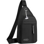 Nzqaf - sac a bandoulière oxford pour homme avec bandoulière réglable, fermeture eclair avec trou pour ... Nzqaf - sac a bandoulière oxford pour homme avec bandoulière réglable, fermeture eclair avec trou pour ...