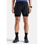 Odlo short de running 2 en 1 5 inch zeroweight 2. 0 pour homme, xl, black