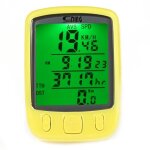 Odomtre de vitesse pour cyclisme sunding sd - 563b impermable lcd orange