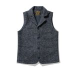 Okonkwo - gilet en laine brute britannique rtro, double couche, multi - sacs, col imbib, glaamekmp ...