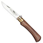 Old bear couteau pliant manche noyer virole fabrication artisanale / 307