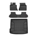 Omac kit tapis de sol et coffre pour bmw x6 e71 e72 2007 - 2014 premium noir