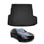 Omac tapis de coffre pour bmw srie 3 f31 break 2011 - 2019 caoutchouc tpe noir