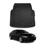 Omac tapis de coffre pour bmw serie 4 f32 2013 - 2020 en caoutchouc tpe noir