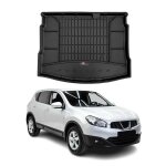 Omac tapis de coffre caoutchouc pour nissan qashqai j10 2006 - 2014 noir premium