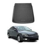 Omac tapis de coffre pour volkswagen passat b7 berline 2010 - 2014 noir