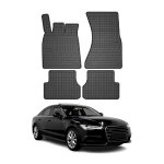 Omac tapis de sol pour audi a6 c7 2011 - 2018 noir en caoutchouc Omac tapis de sol pour audi a6 c7 2011 - 2018 noir en caoutchouc