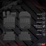 Omac tapis de sol en caoutchouc pour hyundai kona 2017 - 2023 noir premium Omac tapis de sol en caoutchouc pour hyundai kona 2017 - 2023 noir premium