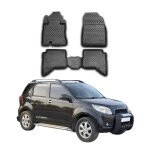 Omac tapis de sol pour daihatsu terios 2006 - 2017 sur mesure en caoutchouc noir