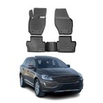 Omac tapis de sol pour volvo xc60 2008 - 2017 en caoutchouc noir