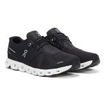 On running cloud 5 baskets noir / blanc pour femmes - 39
