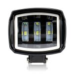One piece phares antibrouillard led universels moto, lampe auxiliaire, lumi�re suppl�mentaire carr�e ...
