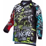Oneal element wild v. 22 maillot de motocross jeune, multicolore, taille m