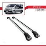 Compatible avec opel vivaro a 2001 - 2014 ace - 1 barres de toit railing porte - bagages de voiture gris ...