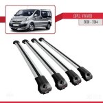 Compatible avec opel vivaro a 2001 - 2014 ace - 1 barres de toit railing porte - bagages de voiture gris ...