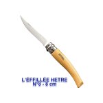 Opinel - couteau l'effilé n8 a n15 hêtre lame inox - 3x75 - 8 Opinel - couteau l'effilé n8 a n15 hêtre lame inox - 3x75 - 8