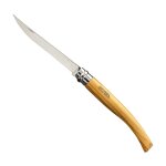 Opinel luxe n12 l'effilee manche olivier couteau 14cm lame 12cm / ref 935