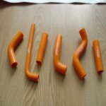 Orange durite de radiateur en silicone pour 2002 - 2006 400exc 450exc 525exc 2002 2003 2004 2005 2006 ...