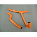 Orange durite de radiateur en silicone pour 2008 - 2011 450xc 525xc 2008 2009 2010 2011 nipseyteko�