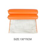Orange - hamac gonflable pliable flottant en pvc, lit balanoire d't, boue a air, matelas chaise pour ...