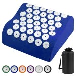 Oreiller d'acupuncture, coussin d'acupression, coussin de massage avec sac de rangement pour le cou, ...
