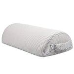 Oreiller repose - pieds en mousse pour coussin rehausseur de jambes sous le bureau gris