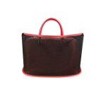 Organisateur de maille de voiture entre les siges porte - sac a main avec poche en filet, rouge