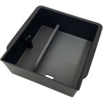 Organiseur de console centrale tesla model 3 / y abs avec tapis silicone amovibles double niveau s�parateurs ...