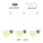 Outil d'entranement au rebond de badminton, volants d'auto - apprentissage, entraneur de badminton ...