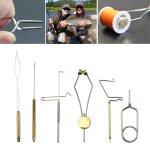 Outils de fixation a la mouche, etau de pche, fouet rotatif, finisseur demi - attelage, support de fil ...