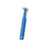 Outil de nettoyage et d'aff�tage des rainures de club de golf - restaure la performance bleu