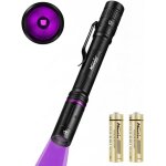 P66 3w mini lampe torche uv led puissante 365nm lumire noire trs petit pour peinture, minral, fluoresceine, ...