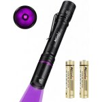 P68 3w mini lampe torche uv led puissante 365nm lumire noire trs petit pour peinture, minral, fluoresceine, ...