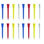 Pack 12 tees golf bois 83mm 4 couleurs hobbytech