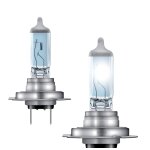 Pack 2 ampoule h7 55w lampe homologue - blanc neutre - lumire halogne 12 v super bright ampoule blanc ...