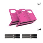 Pack de 2 stayhold metro rose + 4 sangles