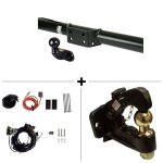 Pack attelage d'origine peugeot boxer (02 / 11 - ) standard + faisceau d'origine 7 broches + crochet ...