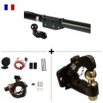 Pack attelage d'origine peugeot boxer plateau (06 / 06 - ) standard + faisceau d'origine 13 broches + ...