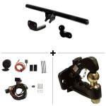 Pack attelage d'origine peugeot rifter court (11 / 18 - ) standard + faisceau d'origine 13 broches + ...