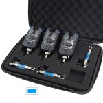 Pack de dtecteurs et balanciers pche carpe alarmes de touches led bleue etanche - type b1138