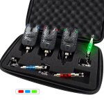 Pack de dtecteurs et balanciers pche carpe alarmes de touches led bleue etanche - type b1142