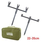 Pack de rod pod support systme 3 cannes de pche buzz bars et piques avec 3 rod rest heads dans un sac ...