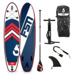 Paddle gonflable ambition 10'4 - 317x76x15 cm - stand up paddle avec pagaie, leash, pompe, anneaux de ... Paddle gonflable ambition 10'4 - 317x76x15 cm - stand up paddle avec pagaie, leash, pompe, anneaux de ...