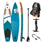 Paddle gonflable race 12' 30'' 6 (340 x 76 x 15 cm) avec pagaie, leash, pompe et sac de transport - ... Paddle gonflable race 12' 30'' 6 (340 x 76 x 15 cm) avec pagaie, leash, pompe et sac de transport - ...