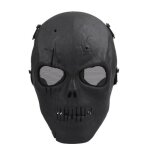 Paintball complet masque de protection facial militaire tactical squelette noir
