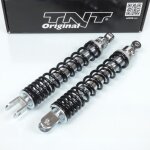 Paire amortisseur arrière chromé / noir scooter yamaha 125 majesty entraxe 330mm Paire amortisseur arrière chromé / noir scooter yamaha 125 majesty entraxe 330mm
